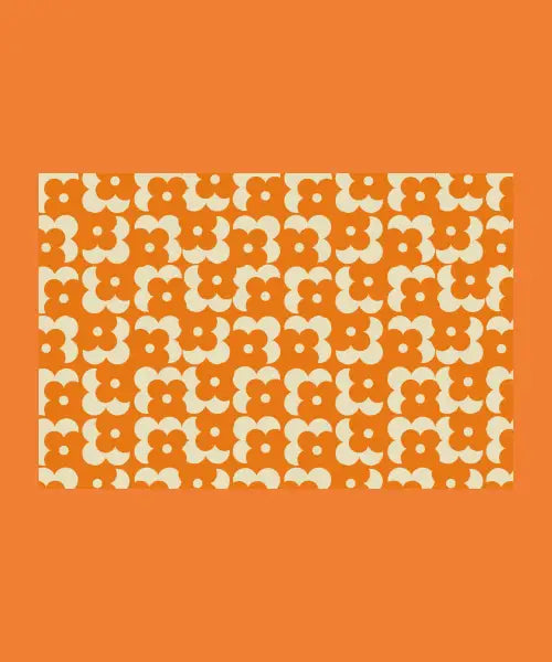 Retro Orange Clover
