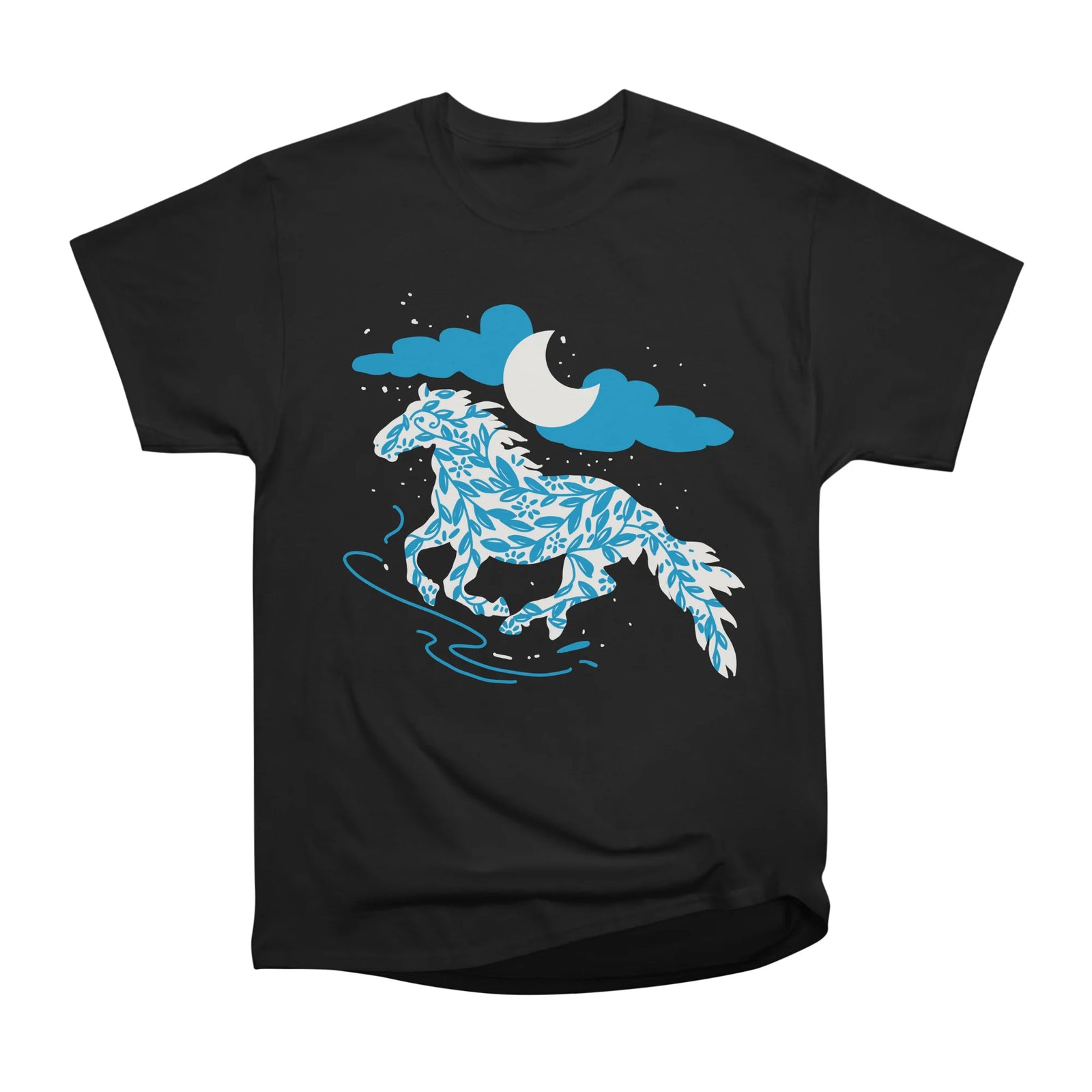 Sky Blue Spirit Horse – Celestial Equine Art
