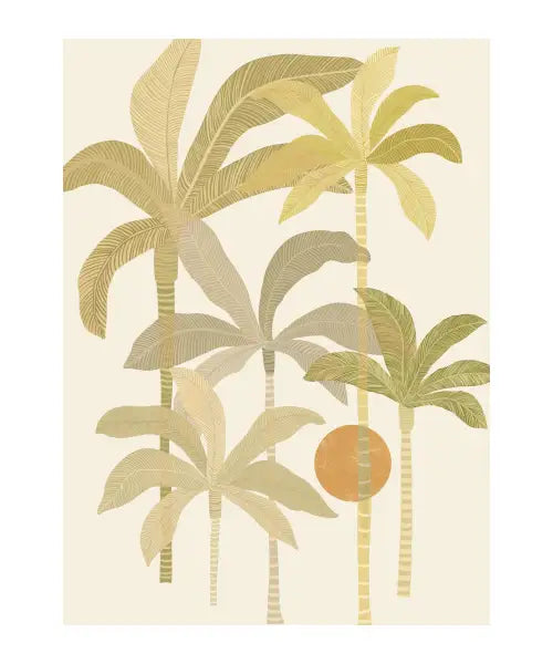 Palm Tree Abstract Landscape