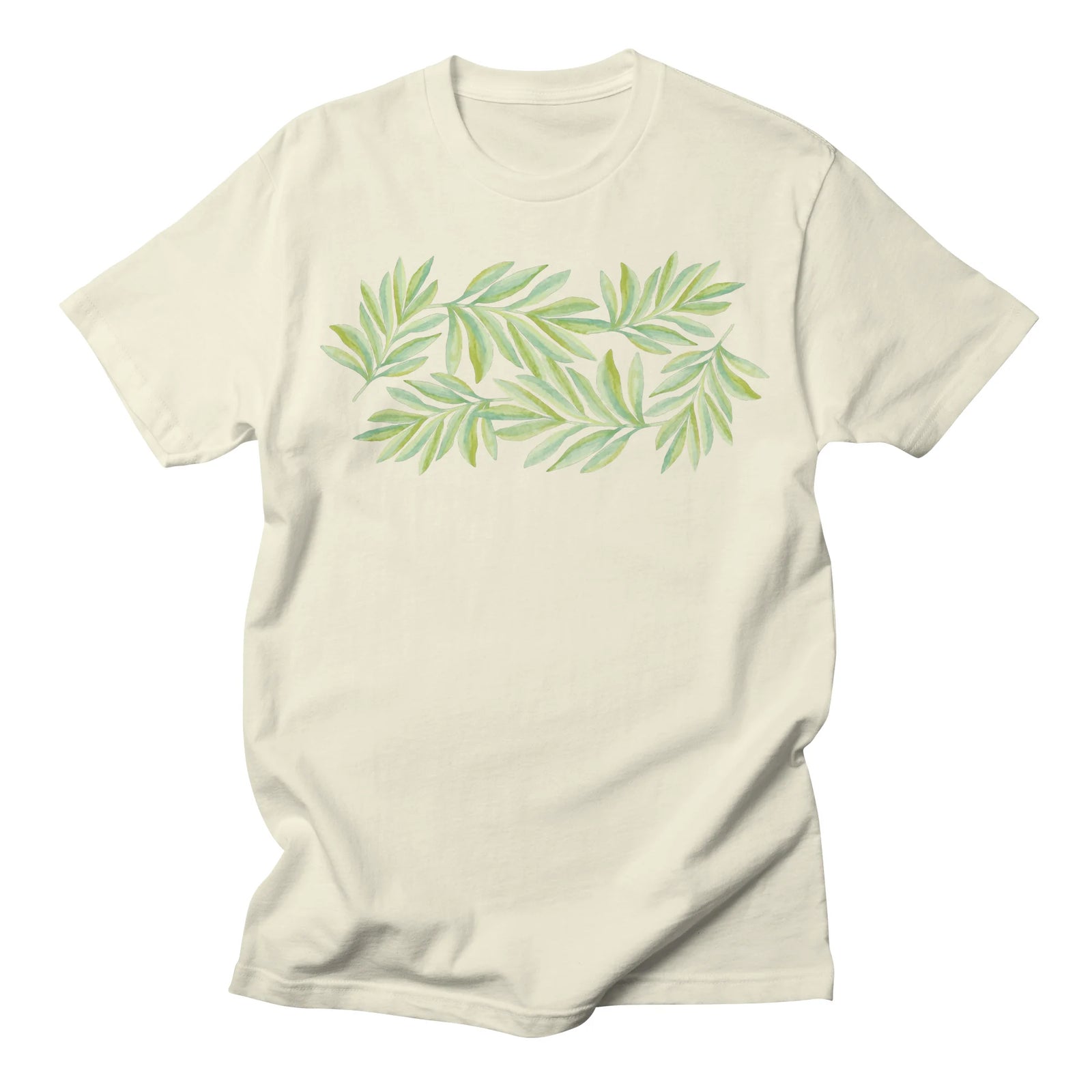 Pastel Tropical Leaf
