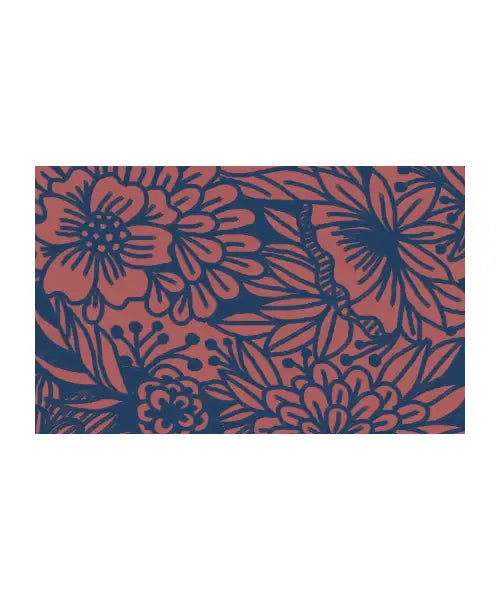 Flower mask burgundy