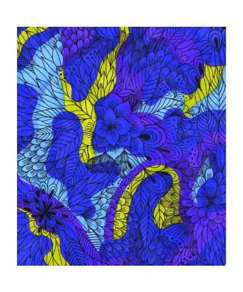 Summer flowers blues