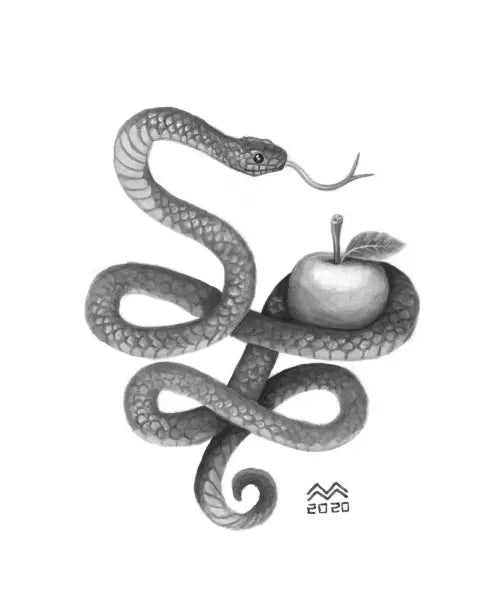 Snake & apple