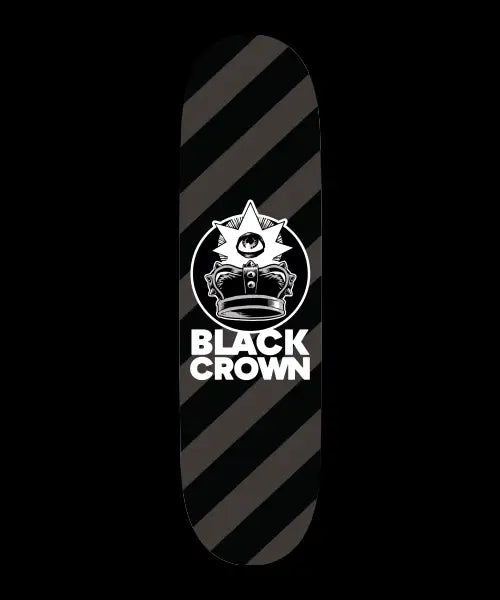 BLACK CROWN skate deck