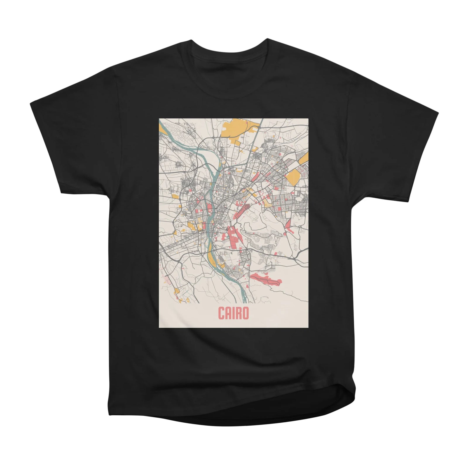 Cairo - Egypt Chalk City Map