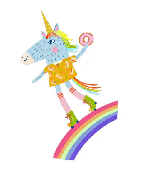 Roller Skating Unicorn