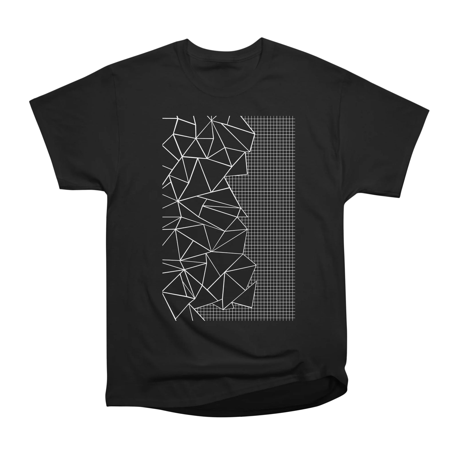 Ab Outline Grid on Side Black