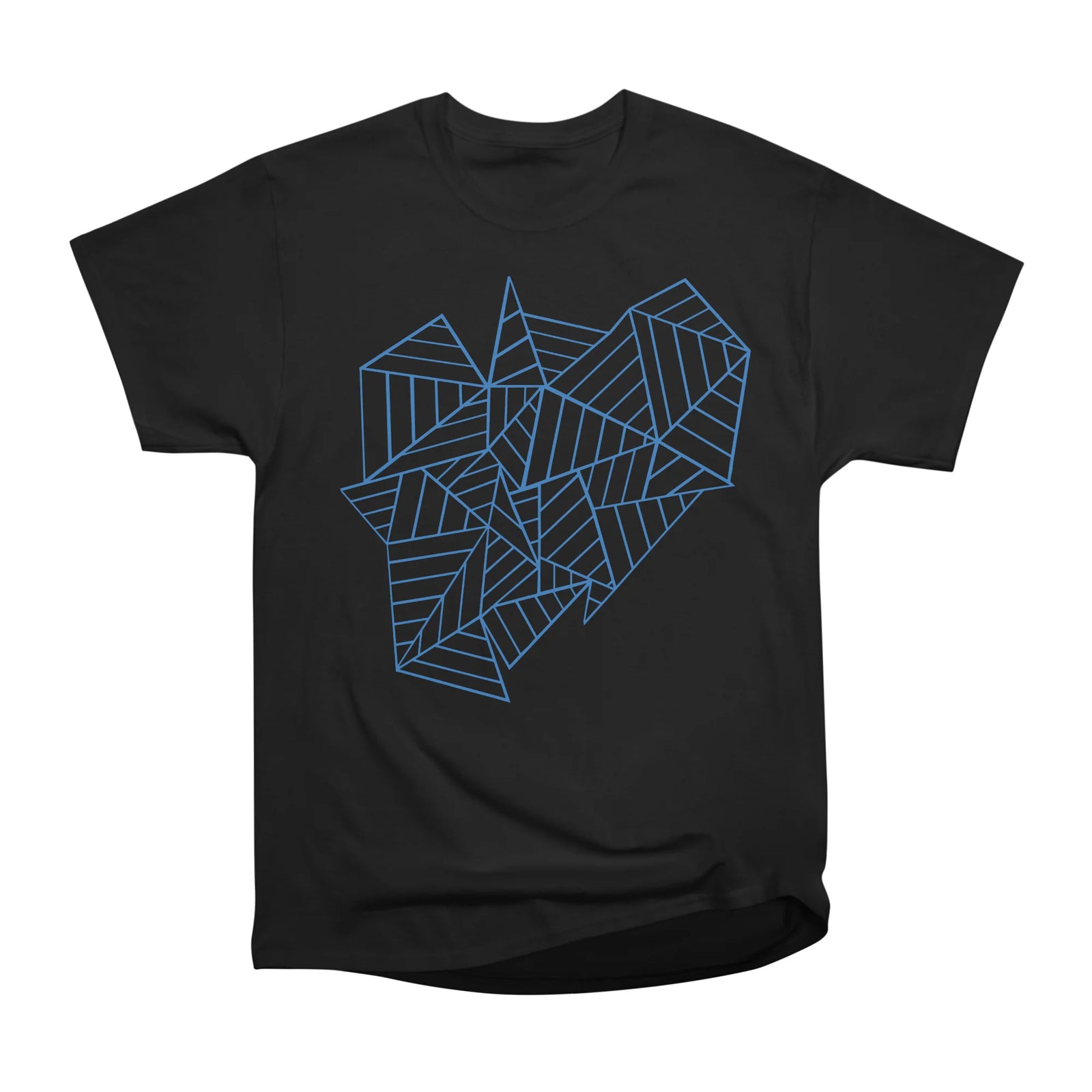 Abstract Lines French Blue