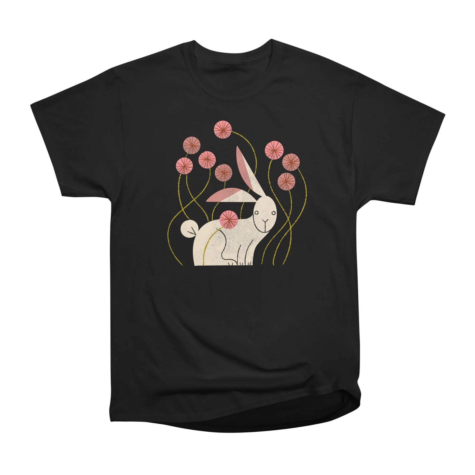 Rabbit And Wildflowers