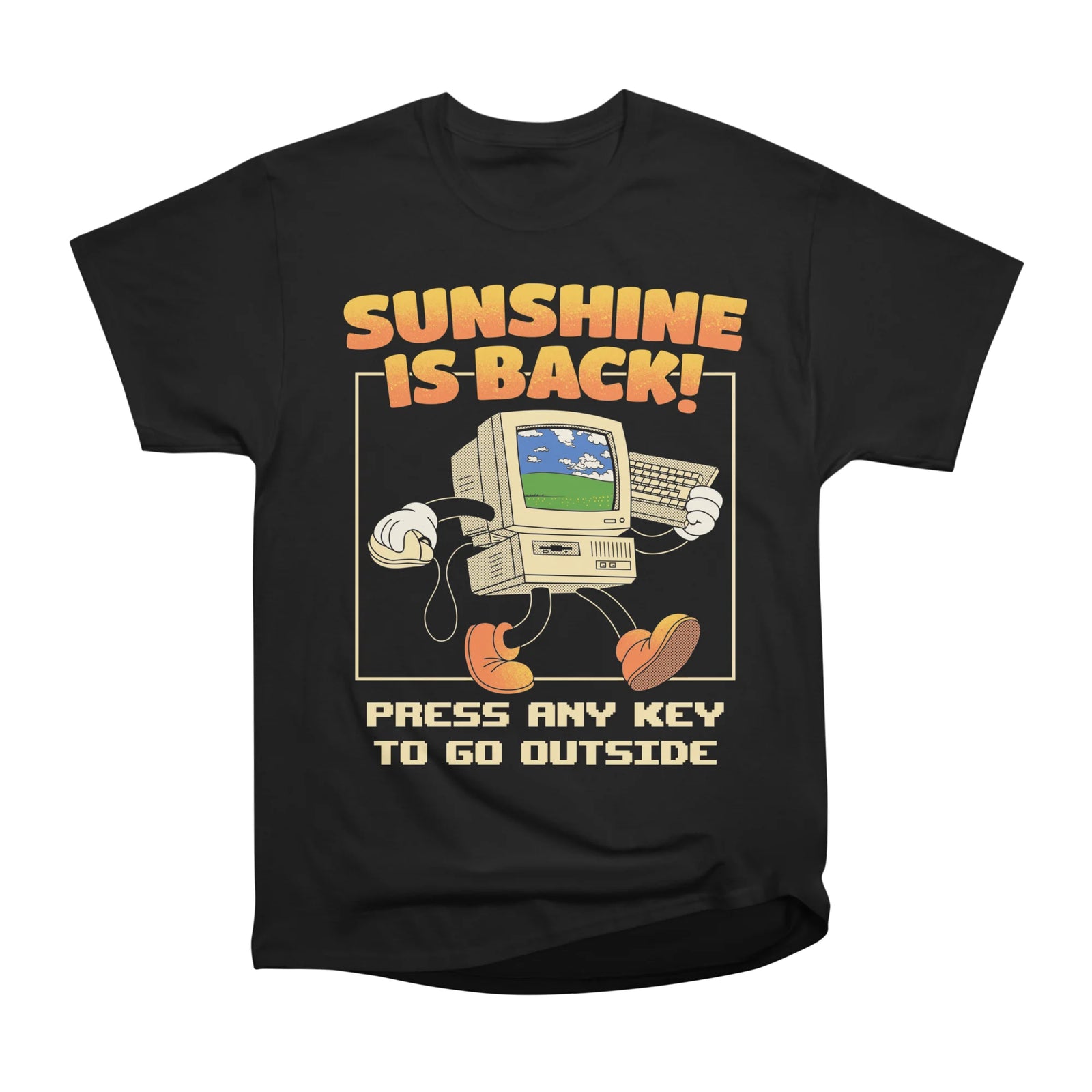 Sunshine Is Back Retro Computer