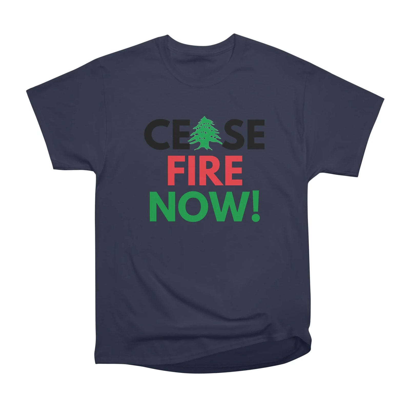 Cease Fire Now (light background)
