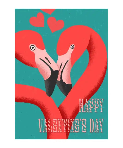 Flamingo Valentine