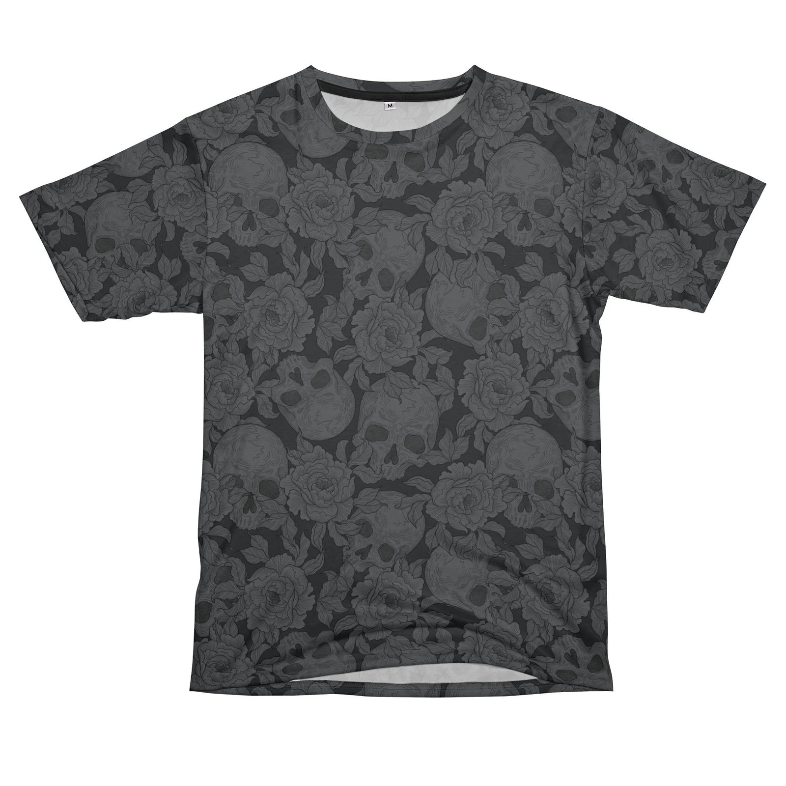 Skull and flowers pattern IV