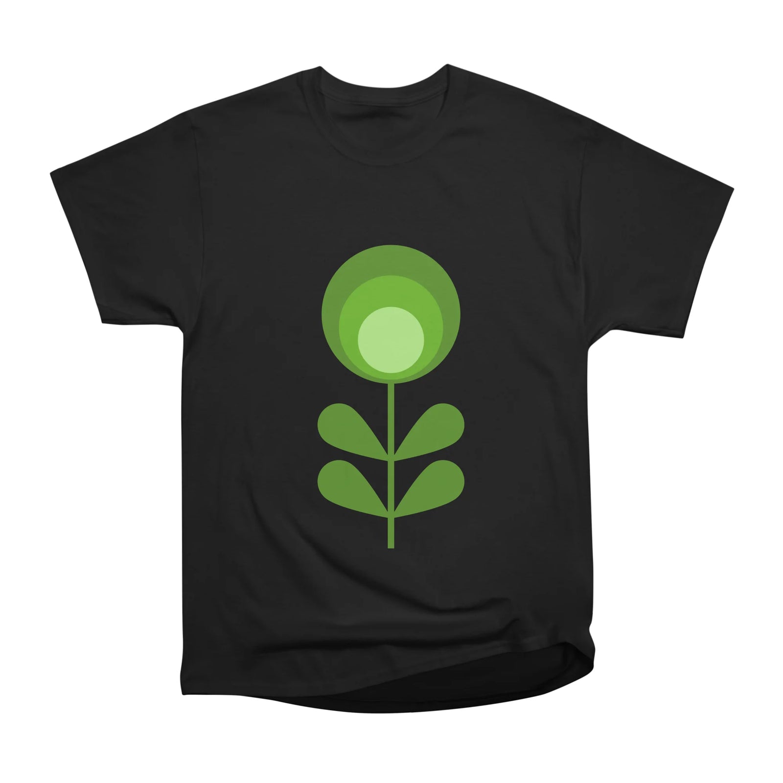 Retro flower - green