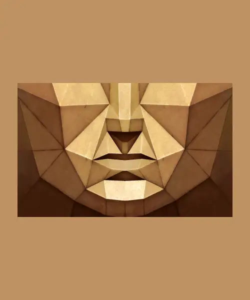 Golden Low Poly
