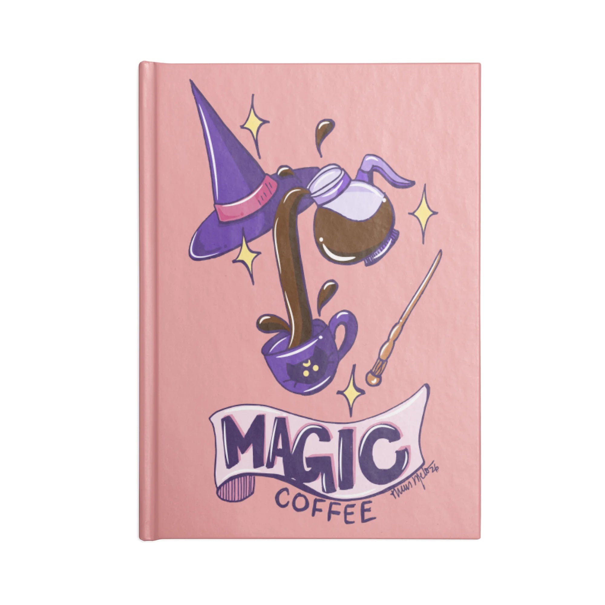 Cute Witchy Coffee Art