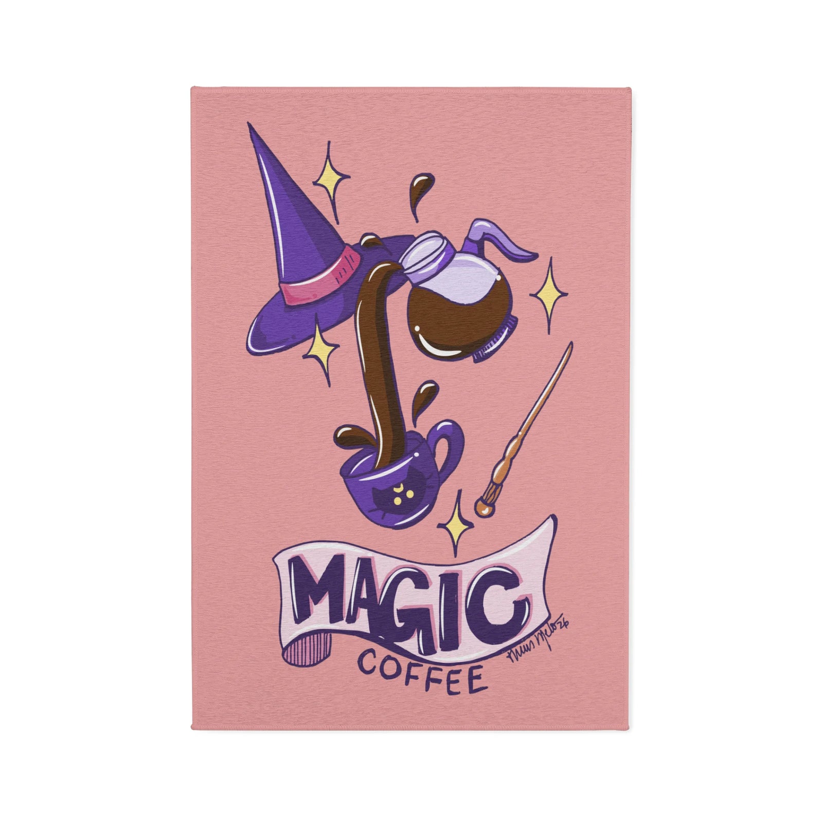 Cute Witchy Coffee Art