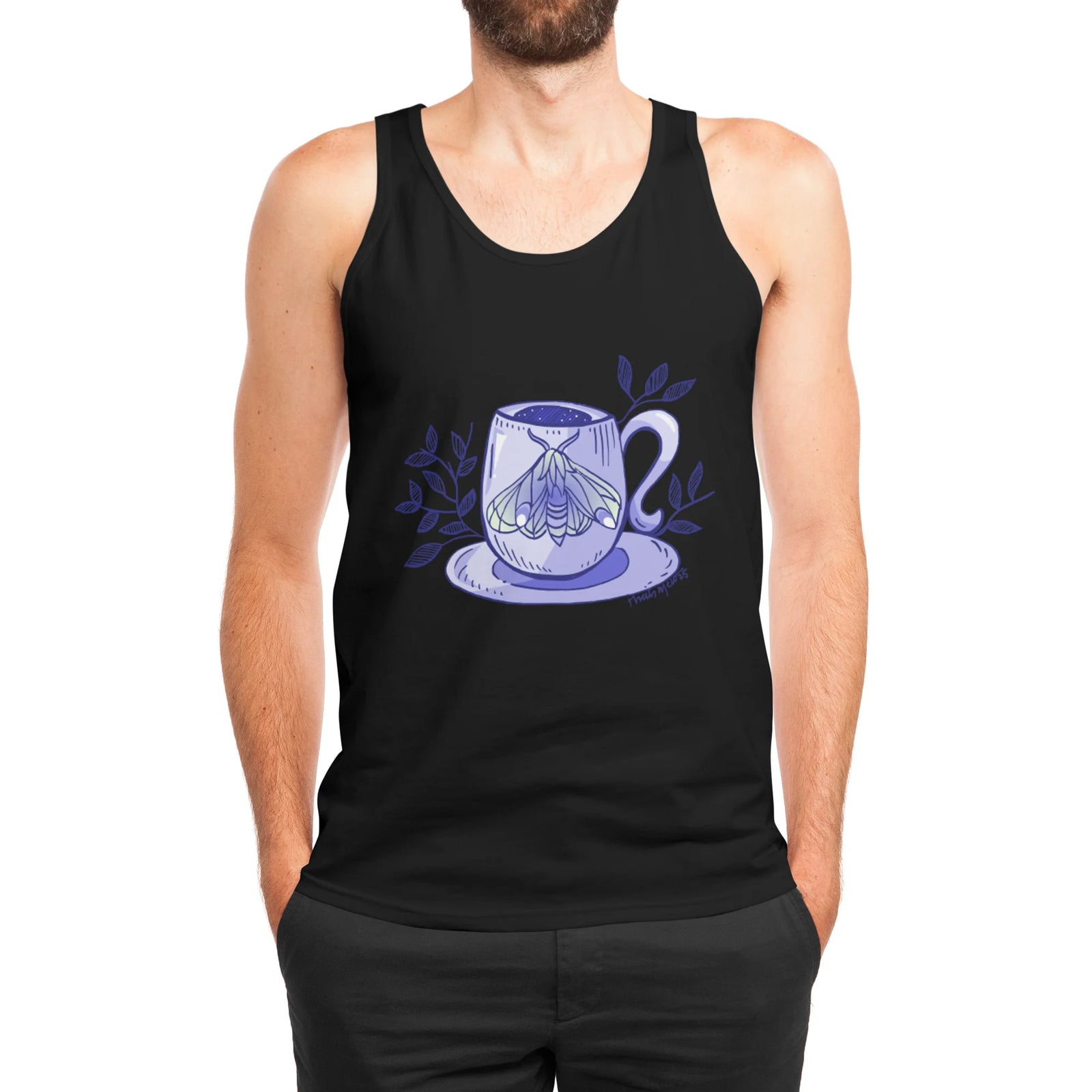 Cozy Moth Mug | Nature Inspired Art - model_front