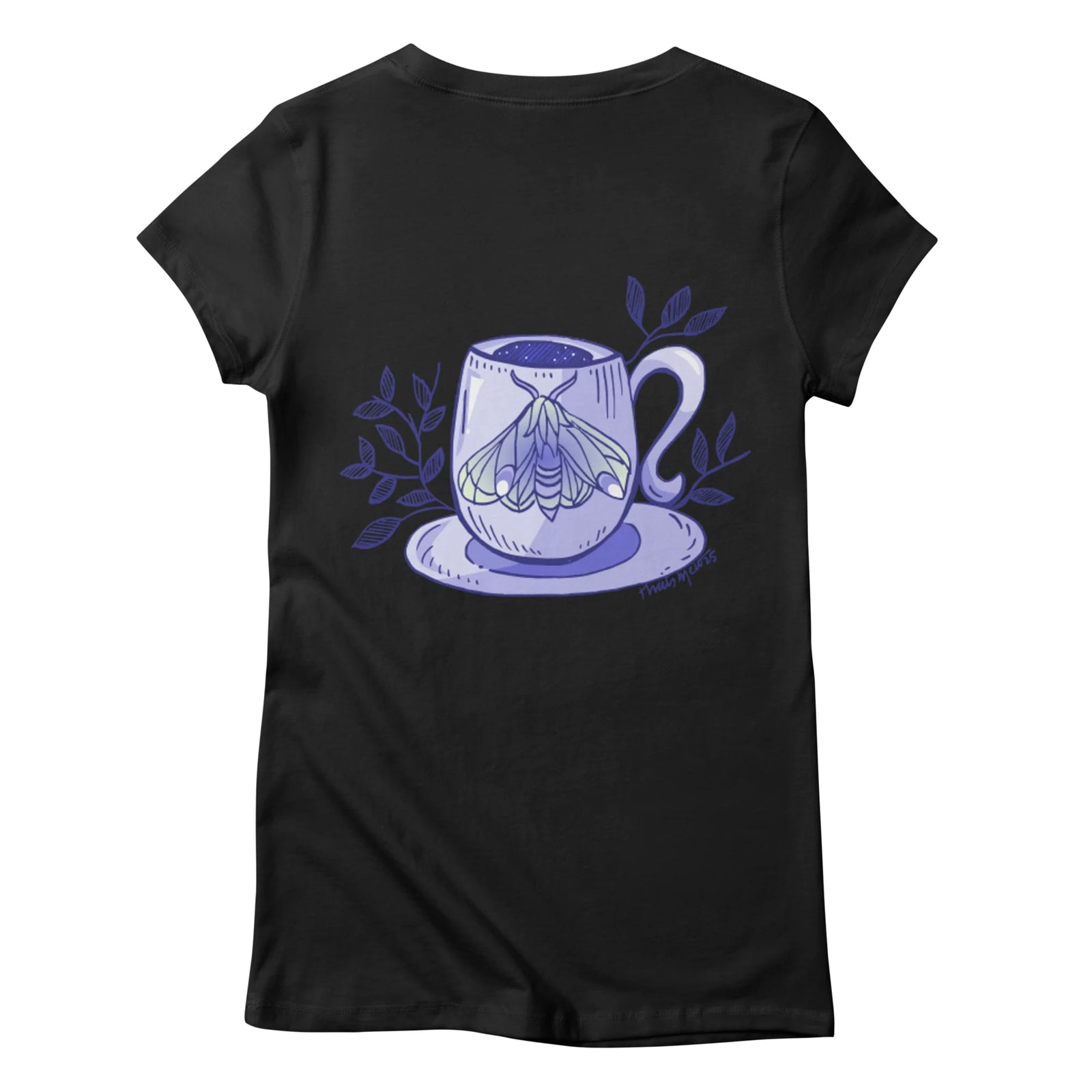 Cozy Moth Mug | Nature Inspired Art - back