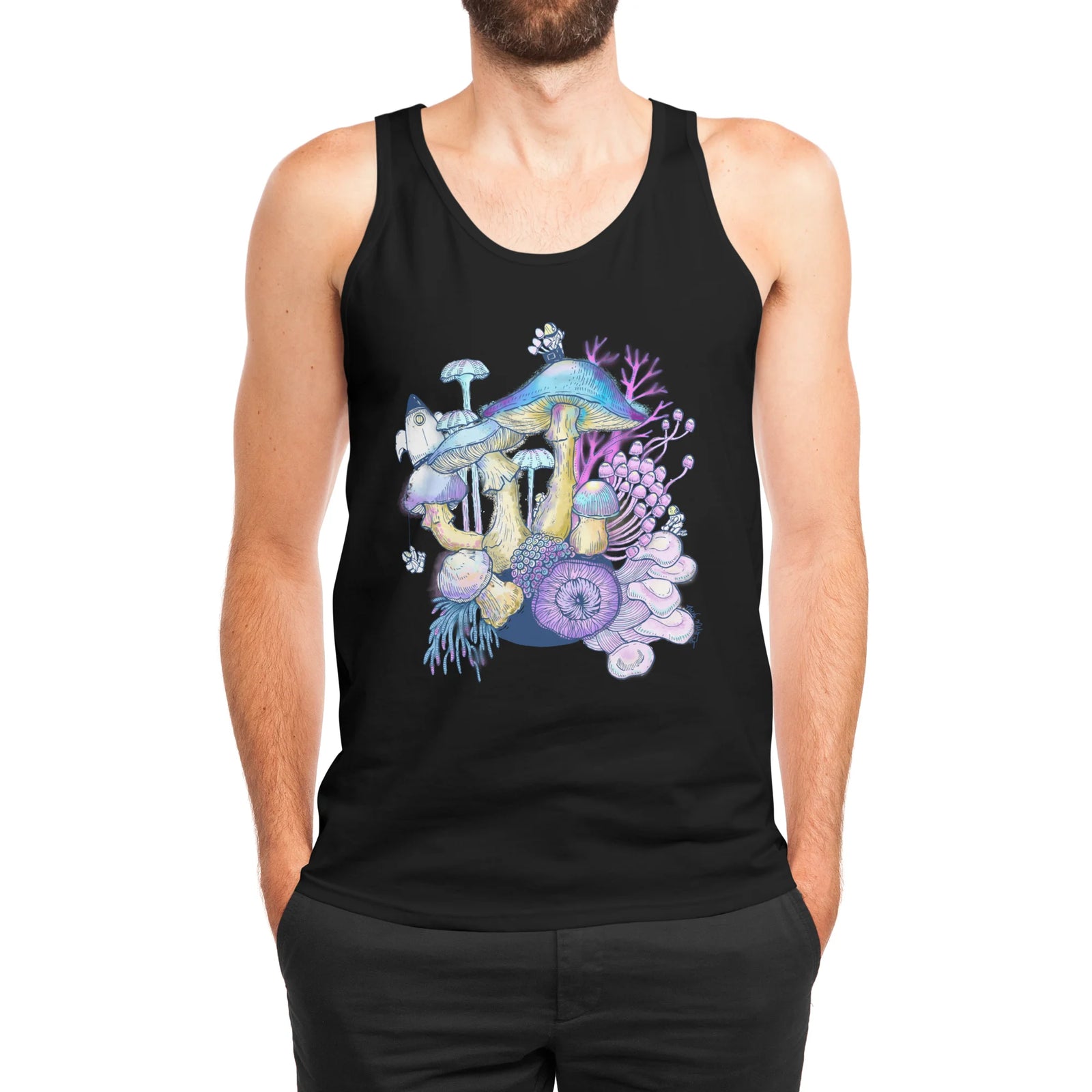 Cosmic Mushroom Garden - model_front