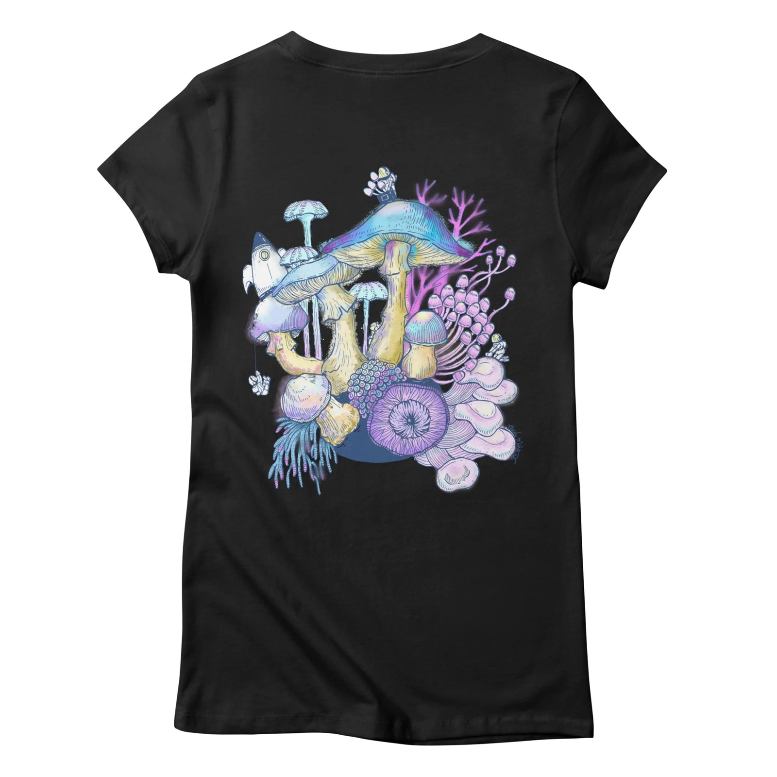Cosmic Mushroom Garden - back
