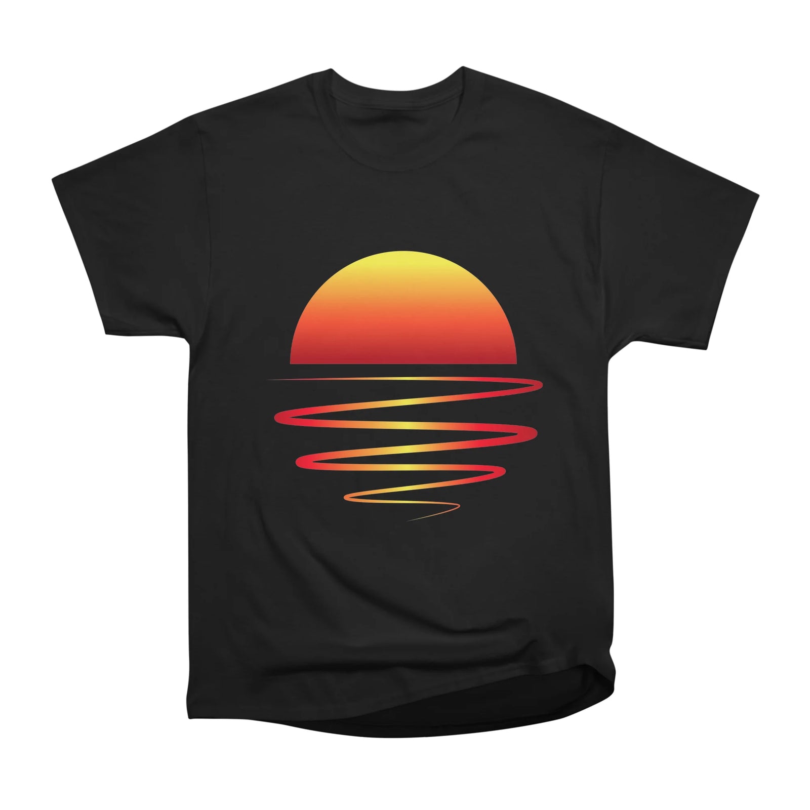 Minimal Ocean Sunset