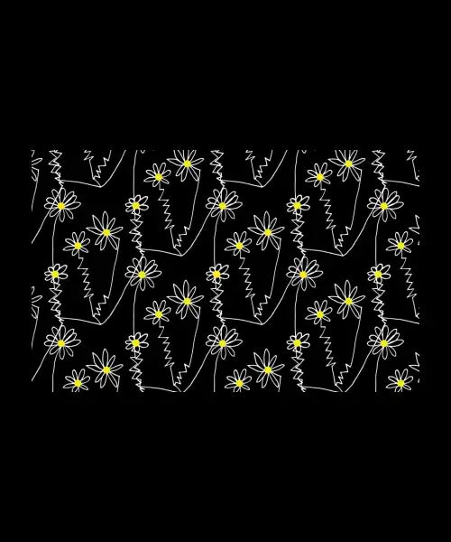 Black Daisies (Big)
