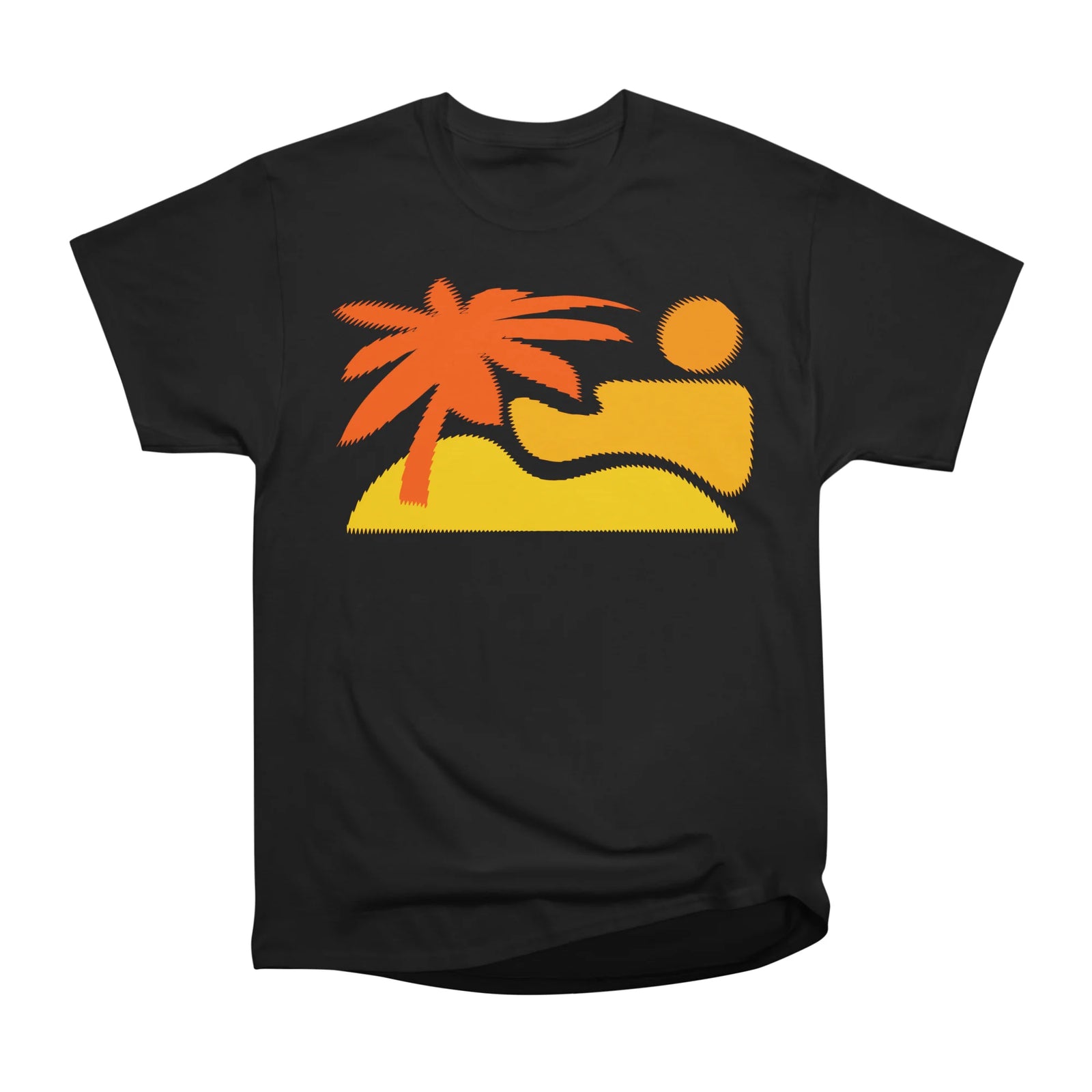Orange Palm Sunset Shimmer