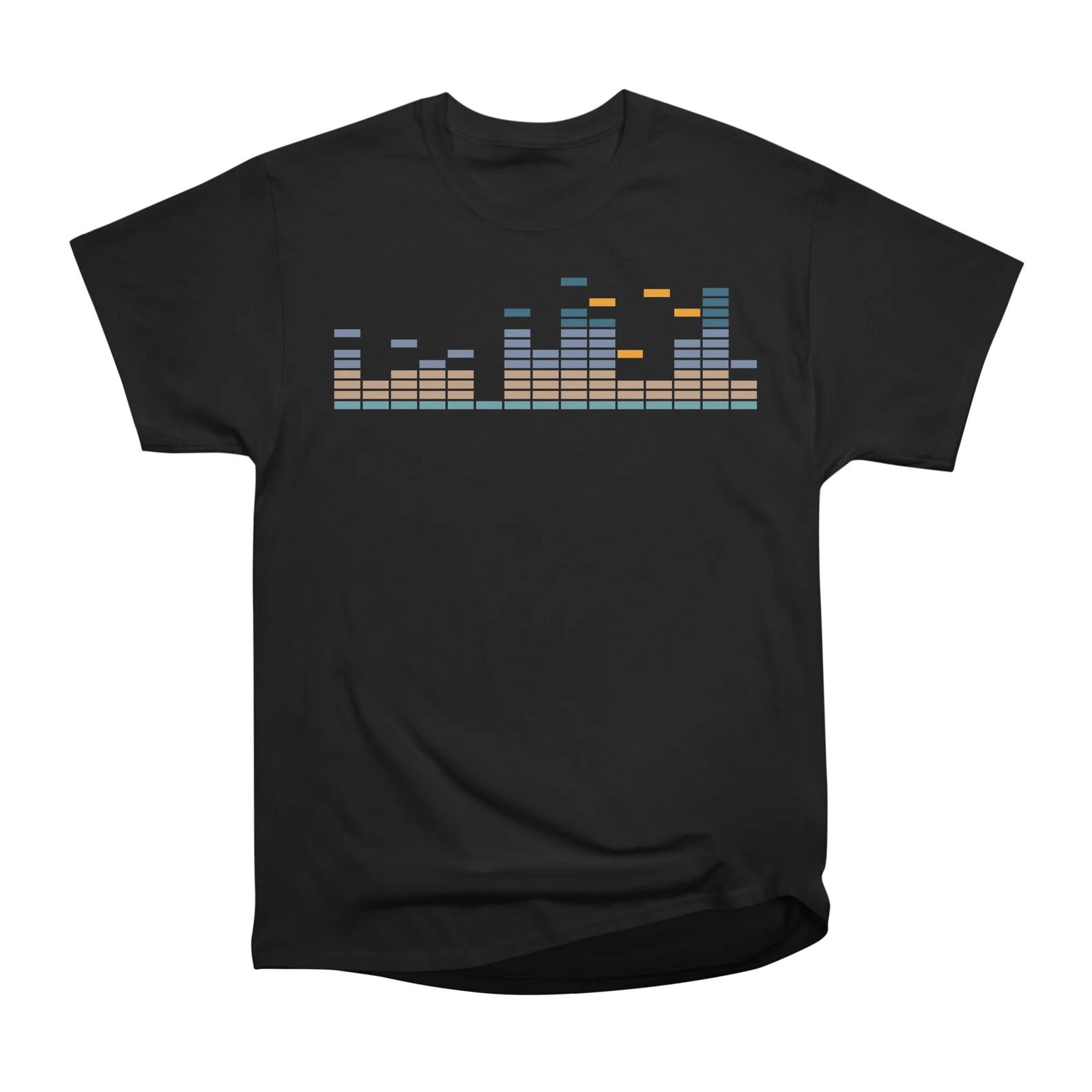 Retro Graphic Equalizer - Musical Equipment Sunset Skyline