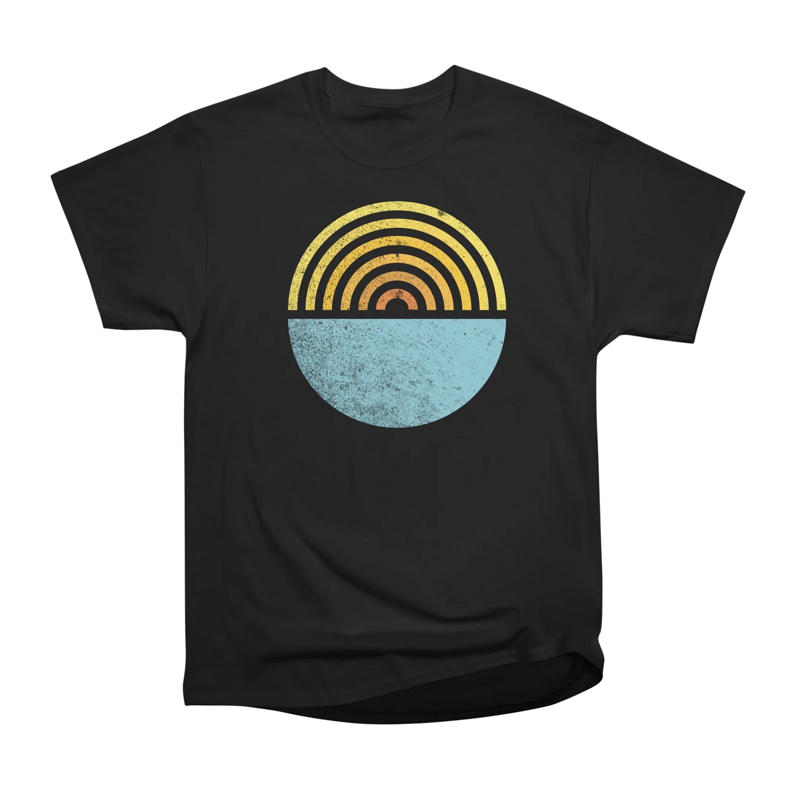 Retro 70s Vinyl Sunset