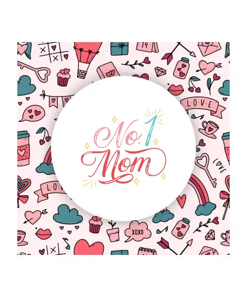 Number One Mom Background
