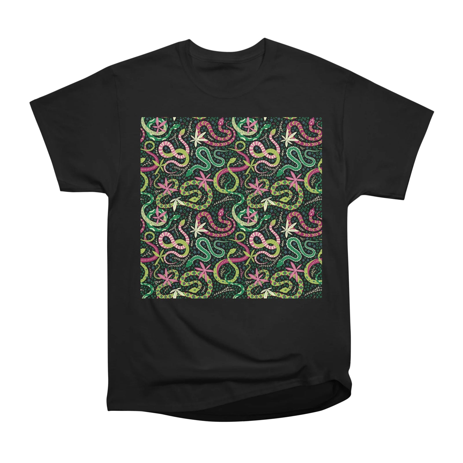 Colourful snake pattern